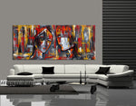 Large Modern Art Oil Painting on Canvas Modern Wall Art Figurative - Divine Love 2 - LargeModernArt