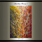 Original Paintings For Sale | Modern Wall Art On Canvas | Sparkling Beauty 5 - LargeModernArt