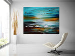 Seascape Ocean Art Oil Painting on Canvas Modern Wall Art - Ocean Journey 16