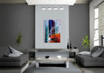 Multicolored Art On Canvas Original Artwork For Sale, Modern Interior Decor - Unreal Beauty 10 - LargeModernArt