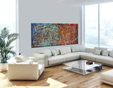 Art Piece Abstract Paintings | Jackson Pollock Style | Large Modern Art - Vintage Beauty 5