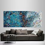 Abstract Angel Paintings | Jackson Pollock Style | Large ModernA rt - Vintage Beauty 106 - LargeModernArt