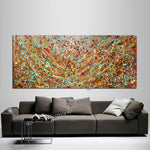 Abstract Angel Paintings | Jackson Pollock Style | Large Modern Art - Vintage Beauty 116 - LargeModernArt