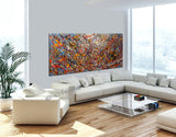 Abstract Angel Paintings | Jackson Pollock Style | Large Modern Art - Vintage Beauty 118 - LargeModernArt