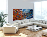 Abstract Angel Paintings | Jackson Pollock Style | Large Modern Art - Vintage Beauty 119 - LargeModernArt