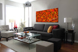 Jackson Pollock Red Painting extra large abstract art Modern Wall oversize canvas - Vintage Beauty 137 - LargeModernArt