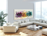 Abstract Angel Paintings | Jackson Pollock Style | Large Modern Art Vintage Beauty 145 - LargeModernArt