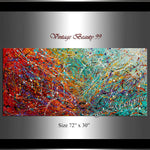 Abstract Angel Paintings | Jackson Pollock Style | Large Modern Art - Vintage Beauty 99 - LargeModernArt