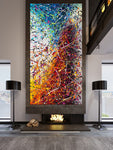 Painting Jackson Pollock Multiple Size Drip Style Abstract Art on Canvas, large Wall Art - Vintage Beauty 152 - LargeModernArt