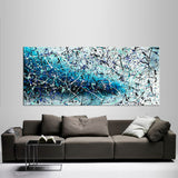 Painting Jackson Pollock Multiple Size Drip Style Abstract art on Canvas, large Wall Art - Vintage Beauty 153 - LargeModernArt