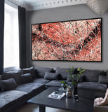 Jackson Pollock Painting extra large abstract art Modern Wall oversize canvas - Vintage Beauty 154 - LargeModernArt