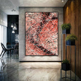 Jackson Pollock Painting extra large abstract art Modern Wall oversize canvas - Vintage Beauty 154 - LargeModernArt