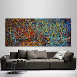 Wall Art | Abstract Paintings | Jackson Pollock Style | Large Modern Art - Vintage Beauty 17