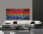 Painting Abstract Art Jackson Pollock Style large Wall Art - Vintage Glory 10 - LargeModernArt