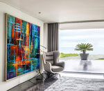 Large Abstract Painting For Sale Livingroom Original Abstract Modern Home Decor Contemporary Art Gallery - LargeModernArt