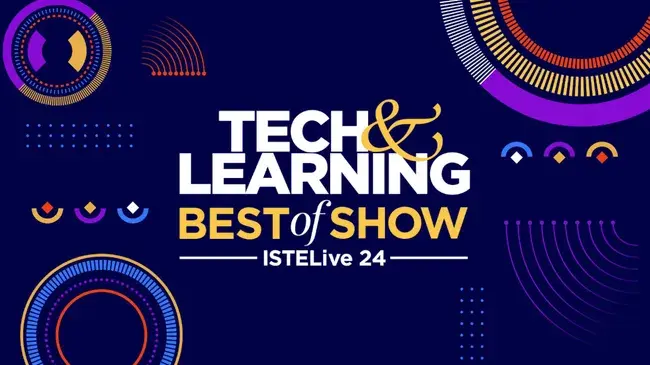 Tech & Learning Best of Show title card from ISTELive 24